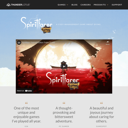 Spiritfarer | Thunder Lotus Games