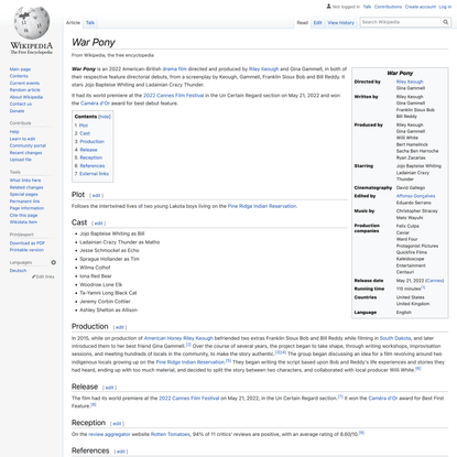 War Pony - Wikipedia