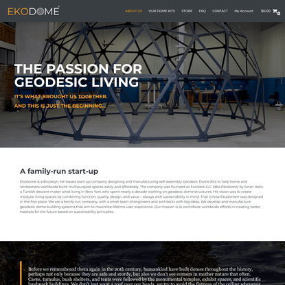Discover our story. How we came up with the idea? More about EKOdome Team...