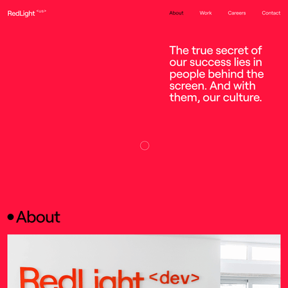 About | RedLight — We build &lt;code /&gt; with transparency.