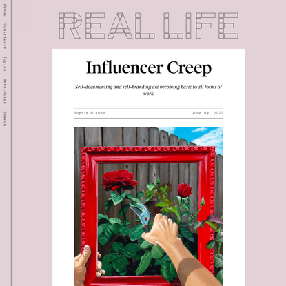 Influencer Creep — Real Life