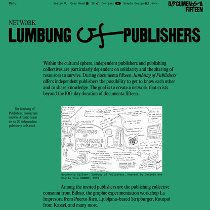 lumbung of Publishers - documenta fifteen
