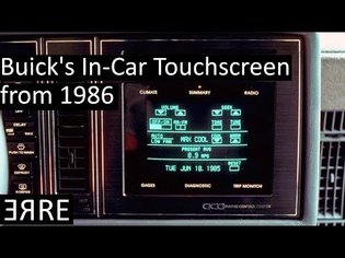 Buick's In-Car touchscreen from 1986