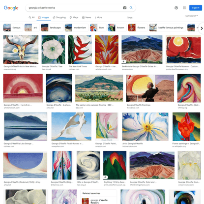 georgia o’keeffe works - Google Search
