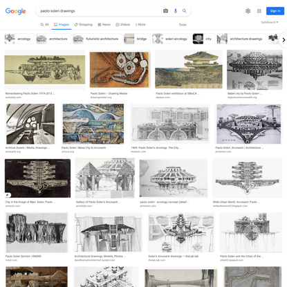 paolo soleri drawings - Google Search