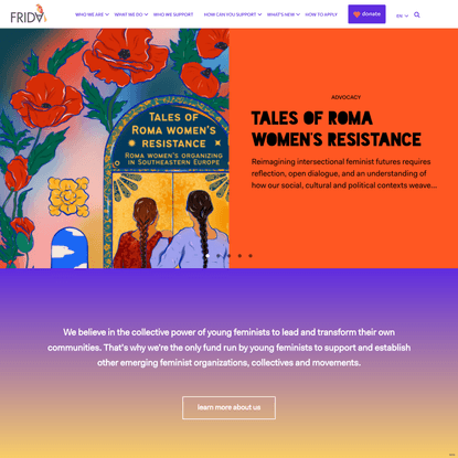 Homepage — FRIDA | Young Feminist Fund