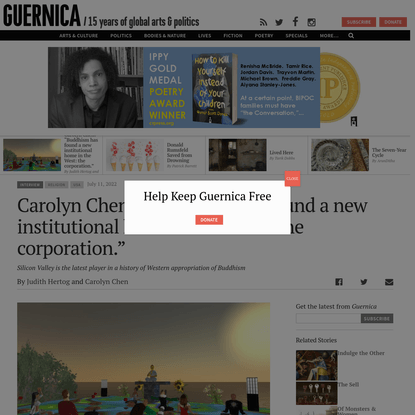 Carolyn Chen: "Buddhism has found a new institutional home in the West: the corporation."