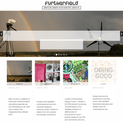 Homepage - Furtherfield