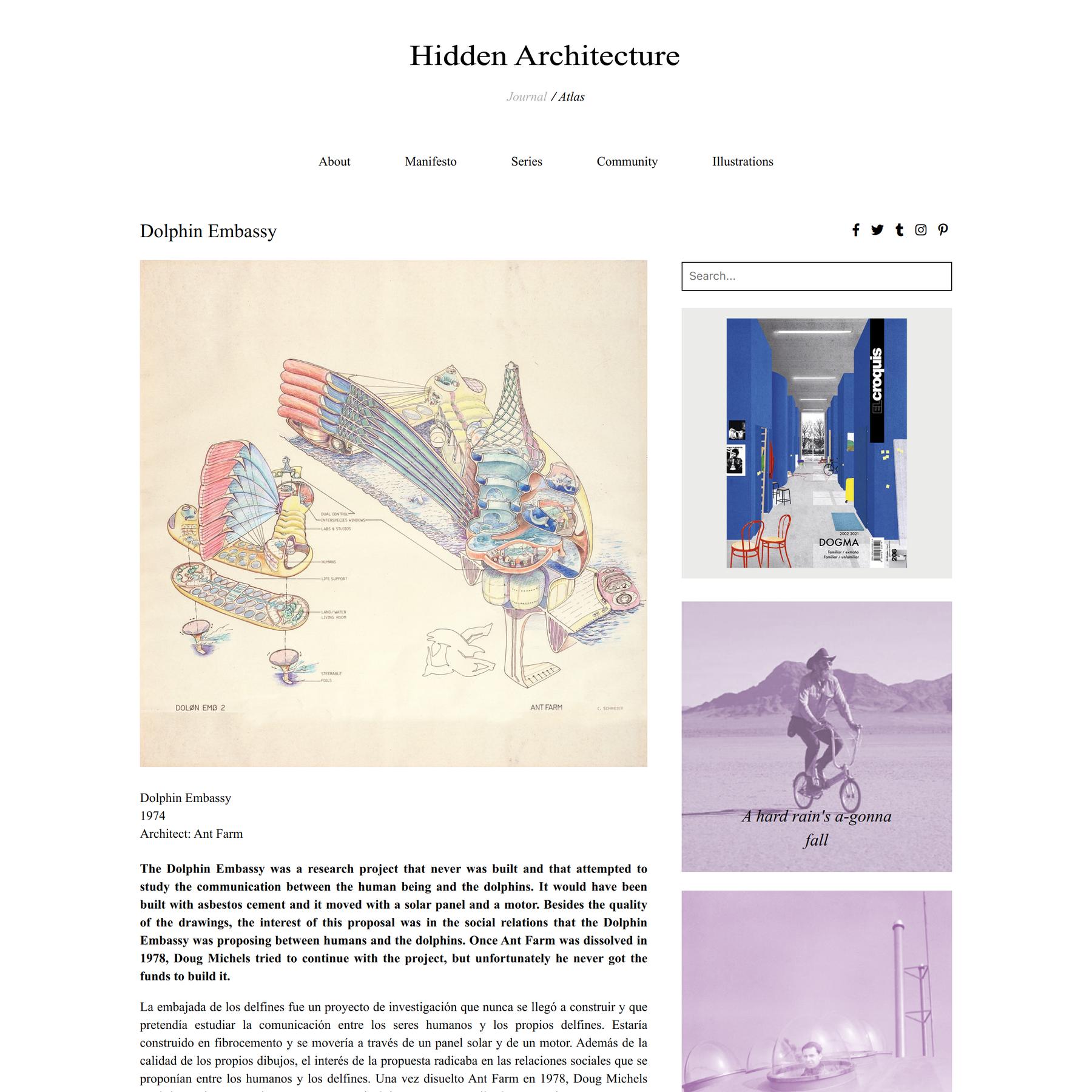 Dolphin Embassy - Hidden Architecture
