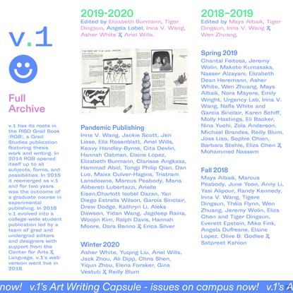 Full Archive Page — volume.1