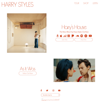Harry Styles | Official Website