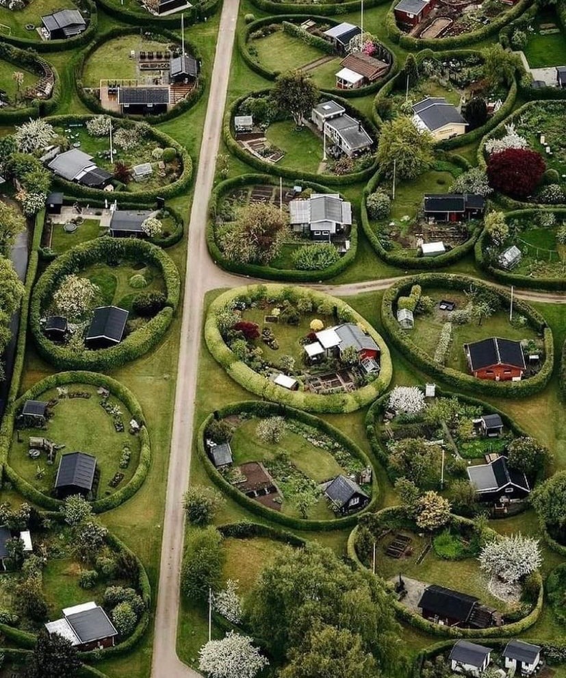 Oval Community Gardens in Copenhagen