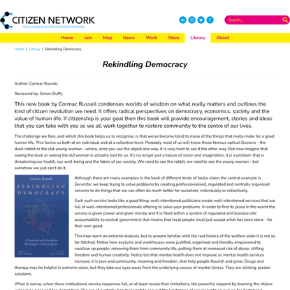 Citizen Network: Rekindling Democracy
