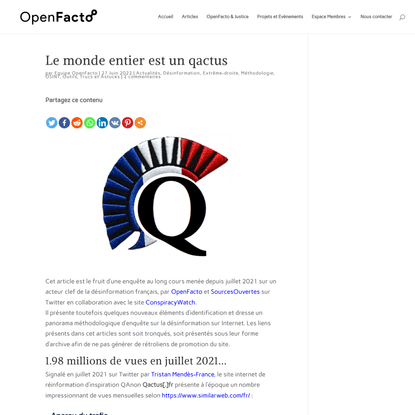 Le monde entier est un qactus | OpenFacto
