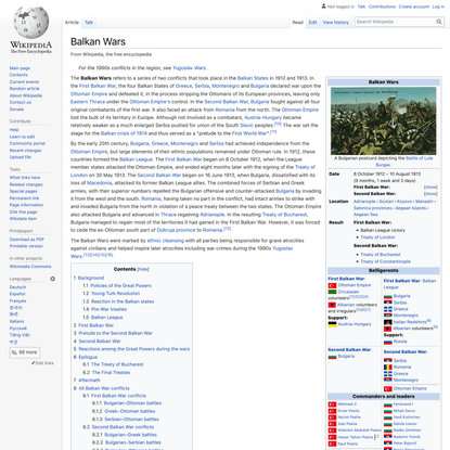 Balkan Wars - Wikipedia
