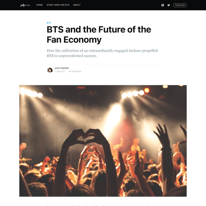 BTS and the Future of the Fan Economy