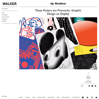These Posters are Fireworks: Graphic Design on Display