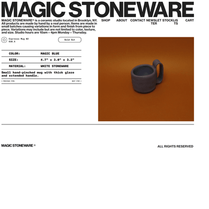 EM 02 — Magic Stoneware