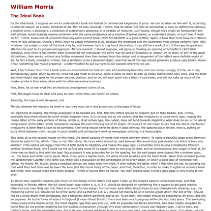 William Morris - The Ideal Book