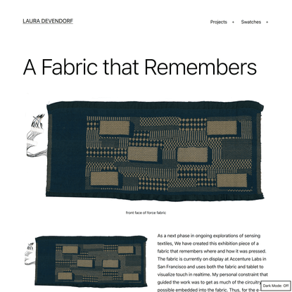 A Fabric that Remembers – Laura Devendorf