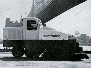circa 1966 design of NY Department of Sanitation fleet by Walter Kacik