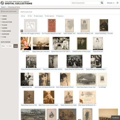 Search results - NYPL Digital Collections
