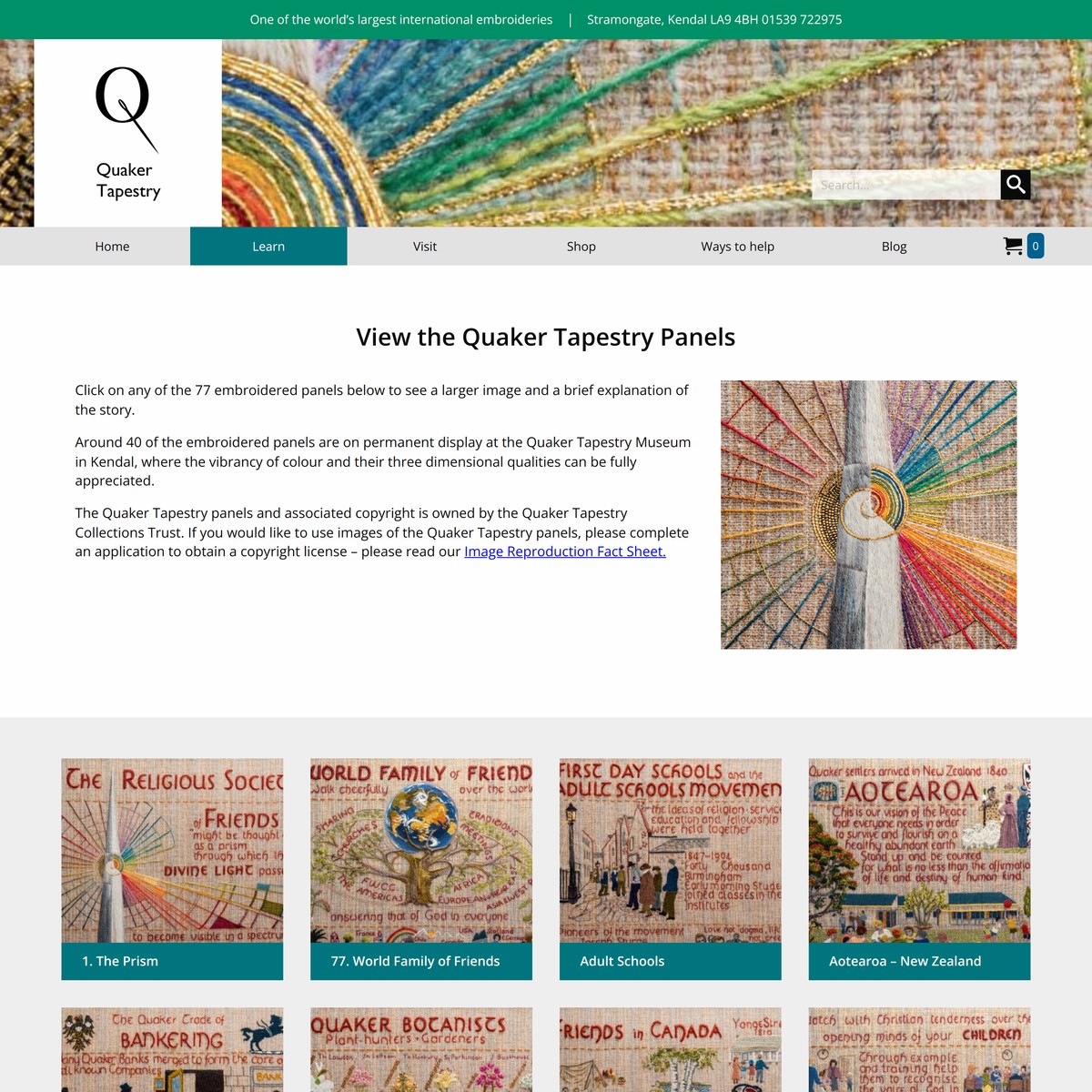 View the Quaker Tapestry Panels Quaker Tapestry — Are.na