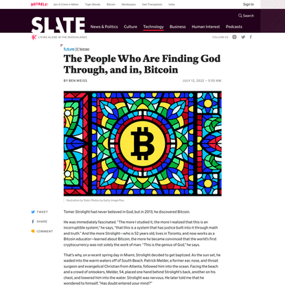 The People Who Are Finding God Through, and in, Bitcoin