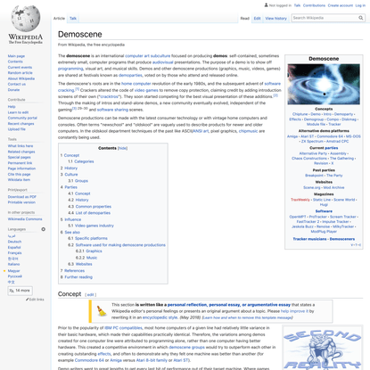 Demoscene - Wikipedia