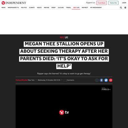 Megan Thee Stallion opens up about seeking therapy after her parents died