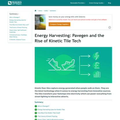 Energy Harvesting: Pavegen and the Rise of Kinetic Tile Tech