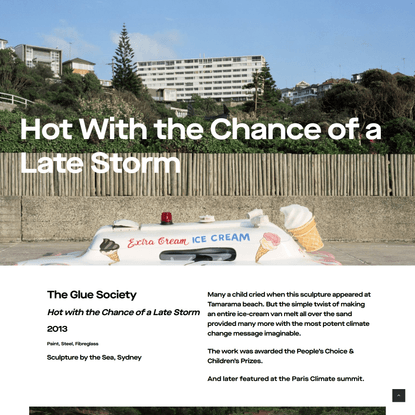 Hot With the Chance of a Late Storm - The Glue Society