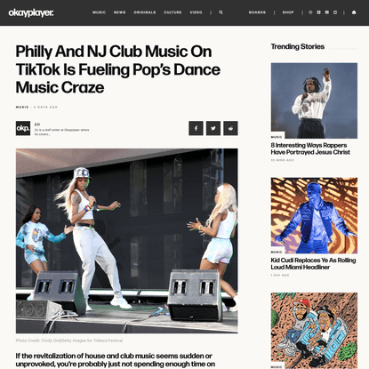 Philly And NJ Club Music On TikTok Is Fueling Pop’s Dance Music Craze