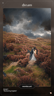 AI painting app wombo.art