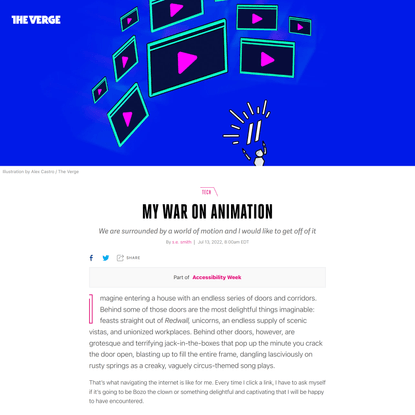 When animation is an accessibility problem