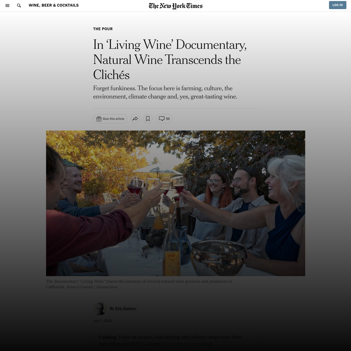 In ‘Living Wine’ Documentary, Natural Wine Transcends the Clichés — Are.na