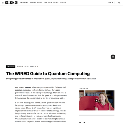 The WIRED Guide to Quantum Computing