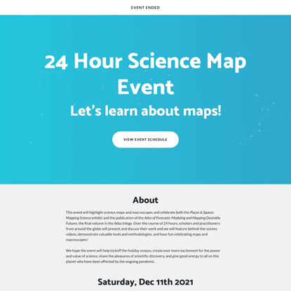 24 Hour Science Map Event