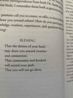 A Blessing for Today: At the Point of Our Passions