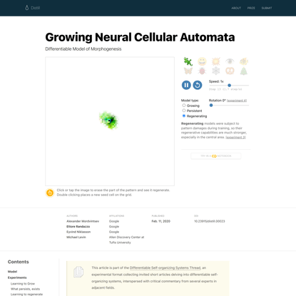 Growing Neural Cellular Automata