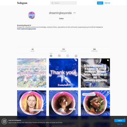 Dreaming Beyond AI (@dreamingbeyondai) • Instagram photos and videos