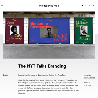The NYT Talks Branding - Mindsparkle Mag