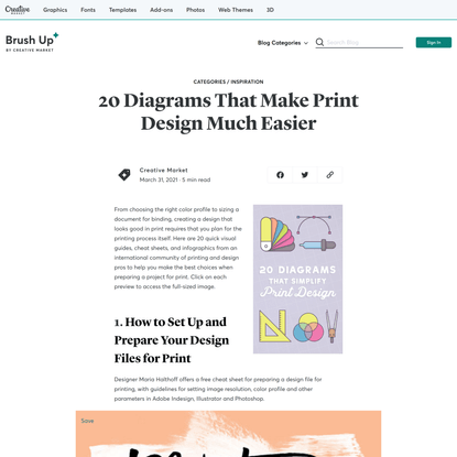 20 Diagrams That Make Print Design Much Easier