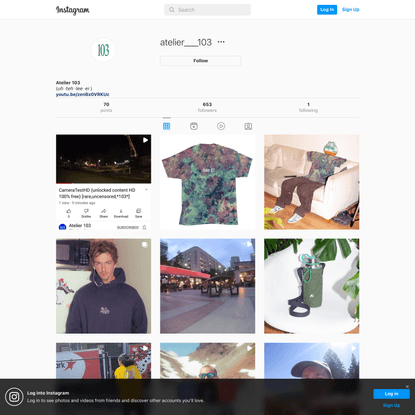 Atelier 103 (@atelier___103) • Instagram photos and videos