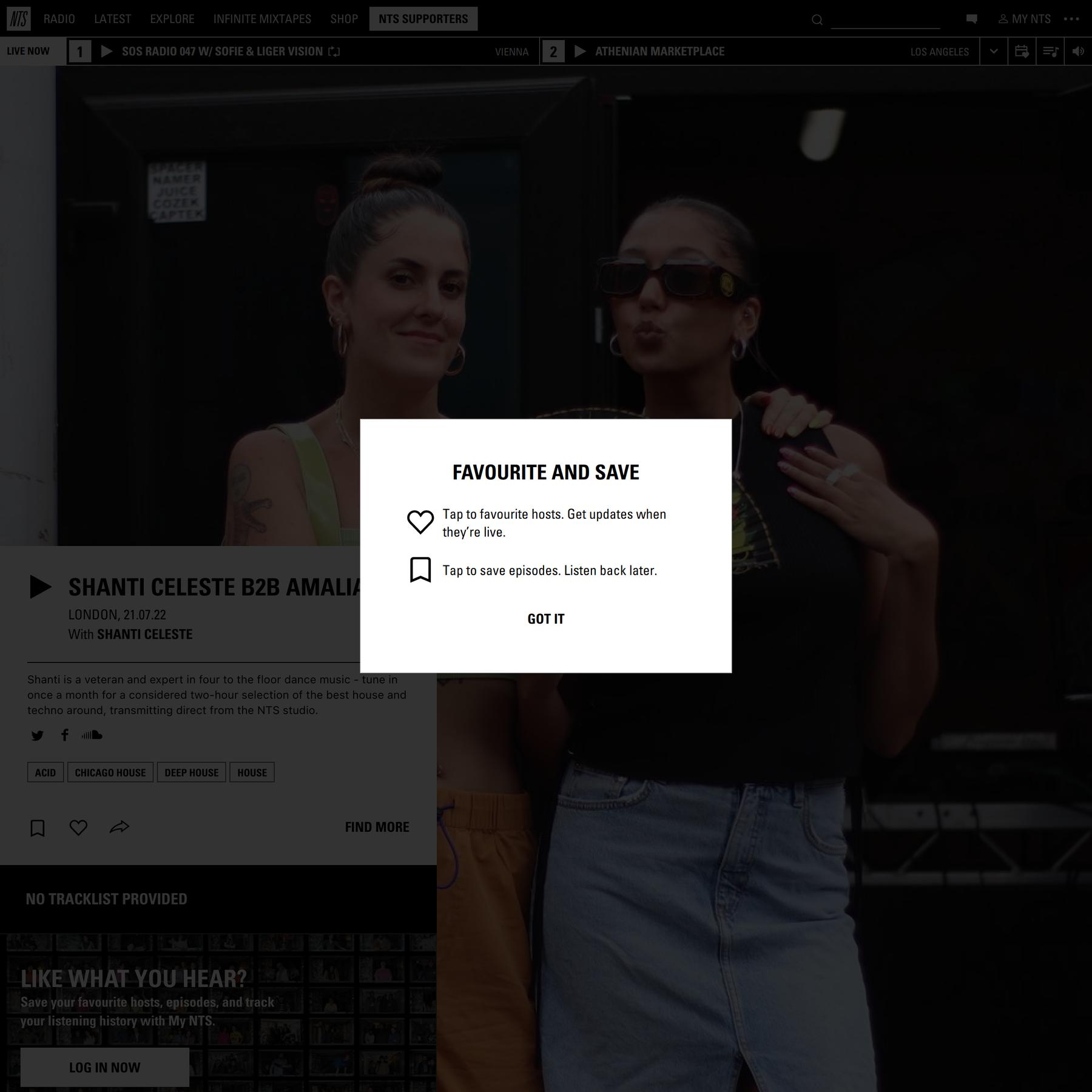 Shanti Celeste b2b AMALIAH 21st July 2022