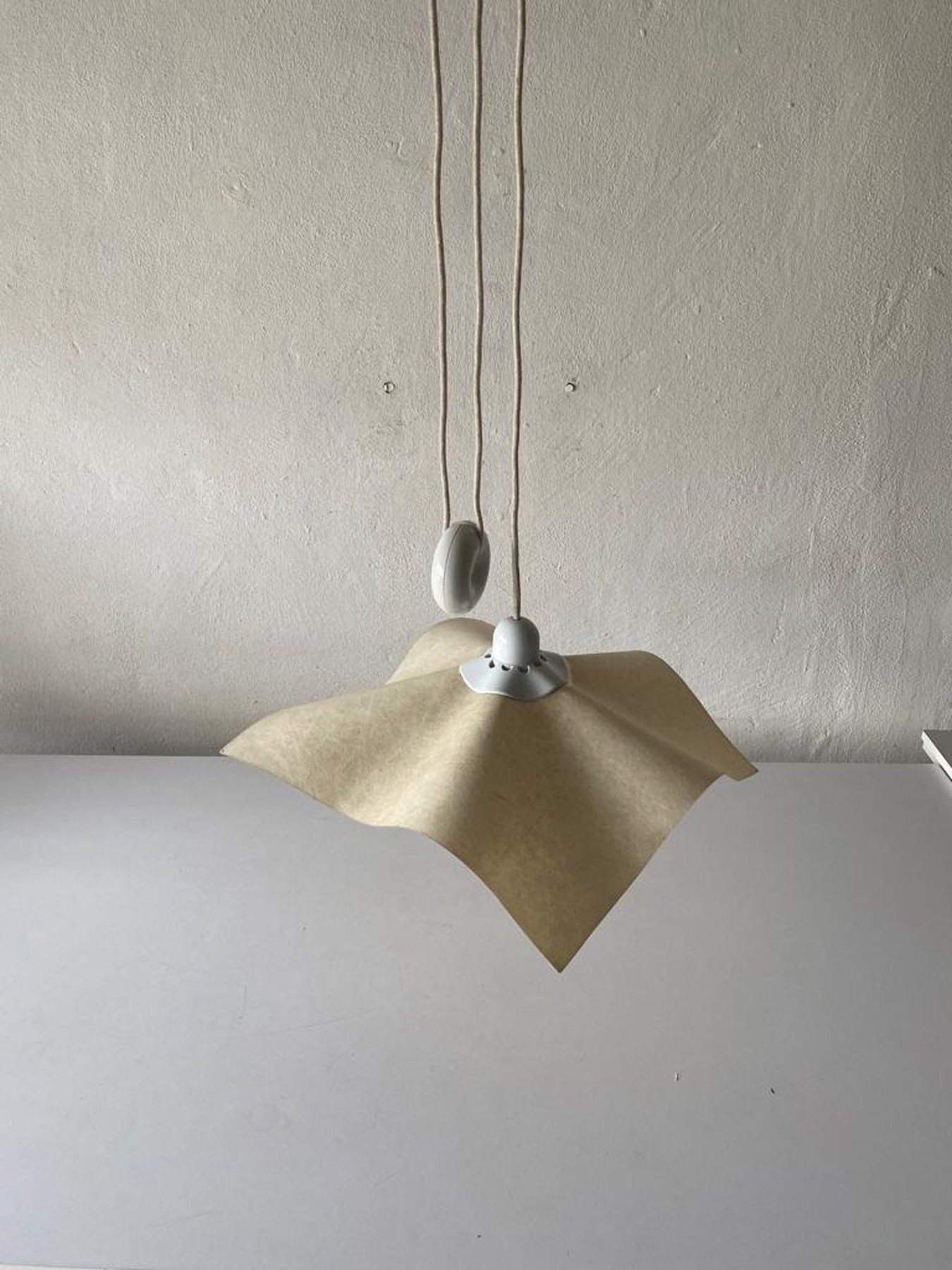 Area 50 Counterweight Suspension Lamp by Mario Bellini for Artemide, 1970s, Italy