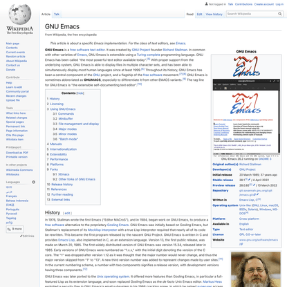 GNU Emacs - Wikipedia