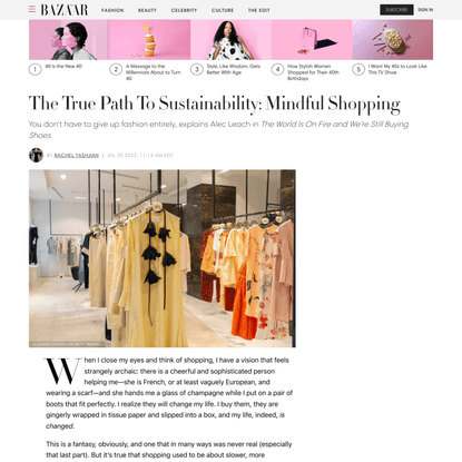 The True Path To Sustainability: Mindful Shopping