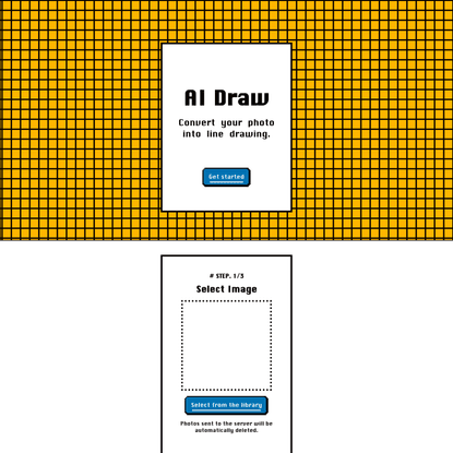 AIDraw : Convert your photo into line drawing.