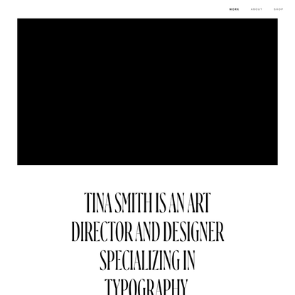 Work - Tina Smith